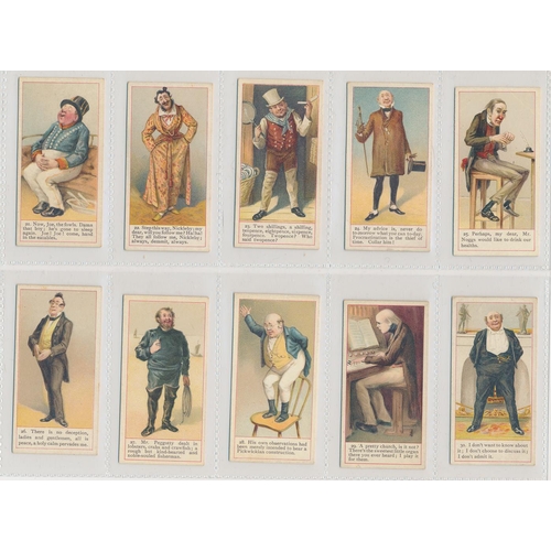 45 - Cope. 1900 Dickens Gallery (back listed) set, in good cond. with some better, apart from the odd car... 