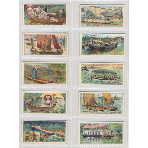 46 - Cope. 1910 Boats of the World set, in good cond., with some better, apart from 4 with creases. Cat. ... 