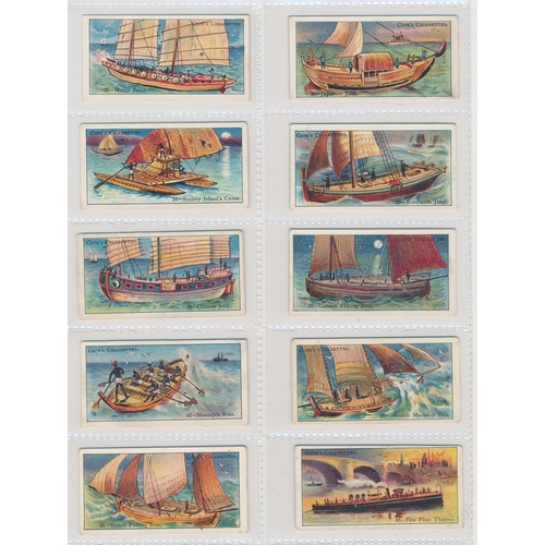 46 - Cope. 1910 Boats of the World set, in good cond., with some better, apart from 4 with creases. Cat. ... 