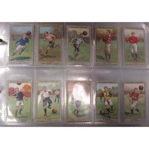 48 - Gallaher. Coln. of complete sets, in 2 albums, in variable cond., incl. Association Football Club Co... 