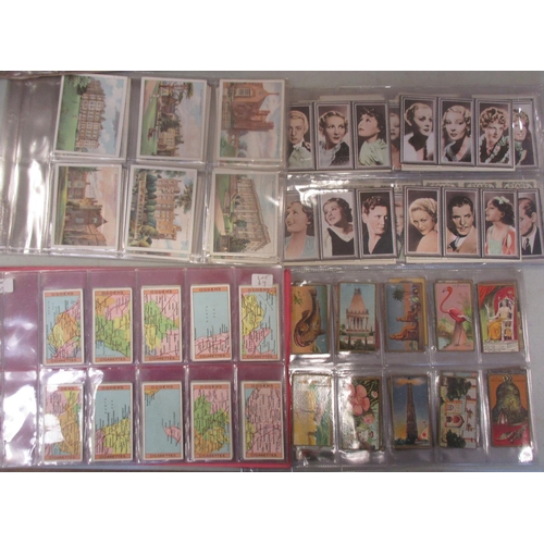 5 - Coln. of mainly complete sets, in plastic sleeves, in variable cond., Carreras Figures of Fiction, T... 