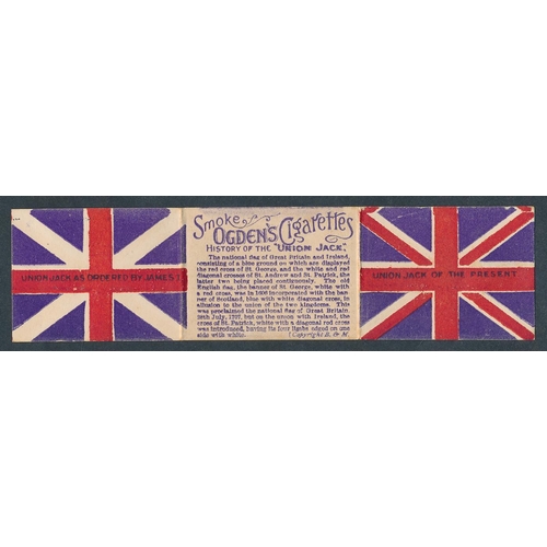 55 - Ogdens. History of the Union Jack folder in very good cond. Very rare card. (See photo) (Y)