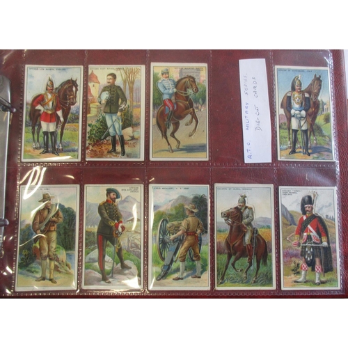 61 - Coln. of mainly part sets, in an album, in variable cond., incl. Allen & Ginter City Flags (10), Fla... 