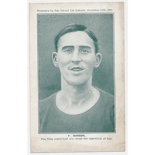 64 - The Nelson Lee Library. 1922 Footballers set of 10 including Billy Meredith, in fair to good conditi... 