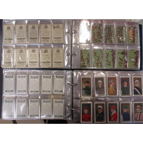 18a - Coln. of complete and part sets, in albums, in variable cond., incl. Anstie Racing Series 1-50 set, ... 