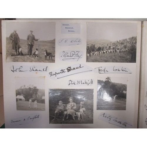 77 - Two 1914-1920s photo albums/scrap books belonging to Cecily Gaisford St Lawrence of Howth Castle in ... 