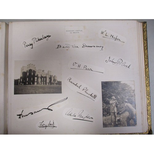 77 - Two 1914-1920s photo albums/scrap books belonging to Cecily Gaisford St Lawrence of Howth Castle in ... 