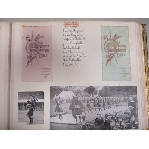 77 - Two 1914-1920s photo albums/scrap books belonging to Cecily Gaisford St Lawrence of Howth Castle in ... 