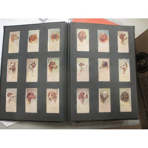 38 - Collection of complete and part sets corner mounted in old albums and in bundles in variable conditi... 