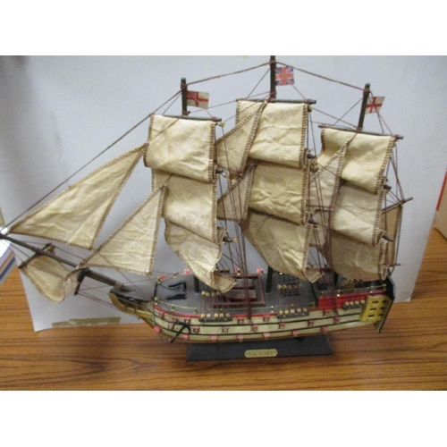 258 - Mixed ships including boxed Britannia by Leonardo No LP2056, Cutty Sark No 13443, Constitution No 52... 