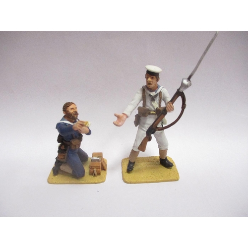 286 - Range with Heritage Miniatures Victorian Naval Brigade (4), Britains (4 including Victoria in Barouc... 