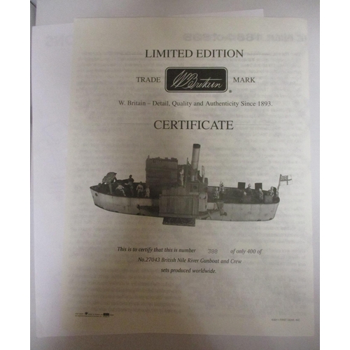 318 - Britains. War Along The Nile Series British Nile River Gunboat & Crew Set No 27043 limited edition N... 