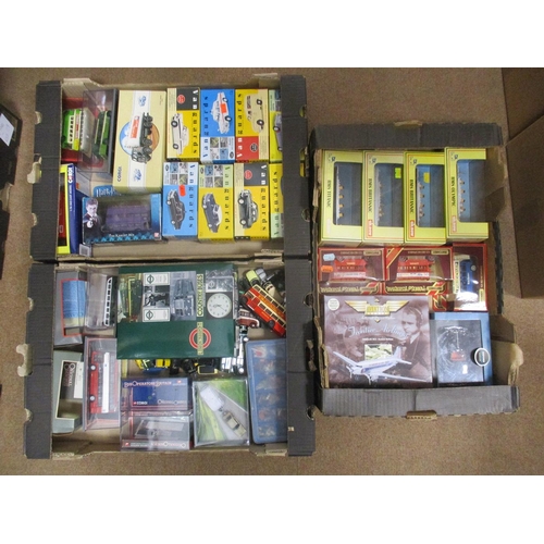 336 - Collection of cars, lorries, buses etc, mostly mint in very good yo near mint boxes with rest unboxe... 