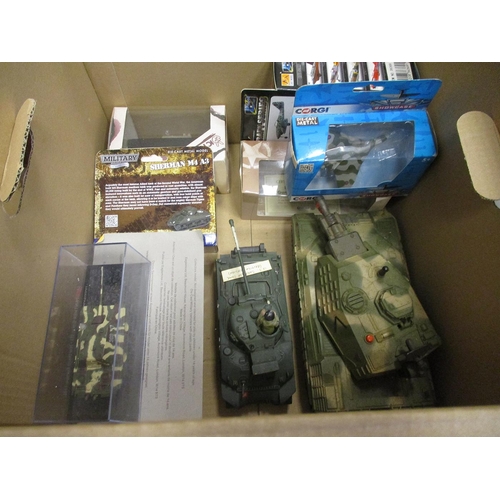 339 - Military collection including Corgi, Victoria, Atlas, Oxford Diecast, De Agostini, Dinky, Matchbox, ... 