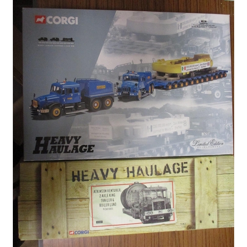 378 - Corgi. Range with Jean Richard Circus Gift set No 48 (not checked for completeness), Heavy Haulage N... 