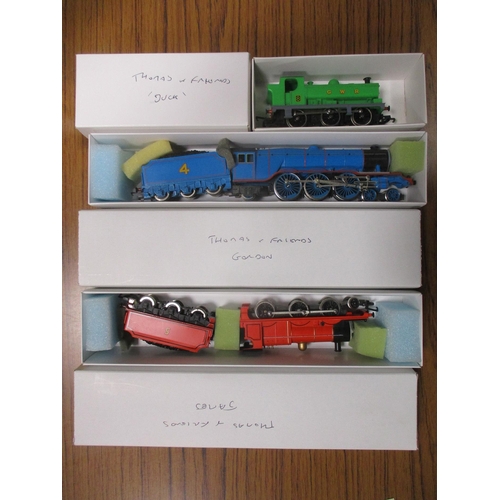 522 - Hornby. Collection of OO gauge 'Thomas and friends' locomotives, coaches and wagons, generally mint ... 