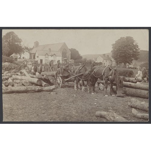 92 - Misc. coln. in modern albums. Rural incl. RP horses and carts, pony traps and cart horses. Close up ... 