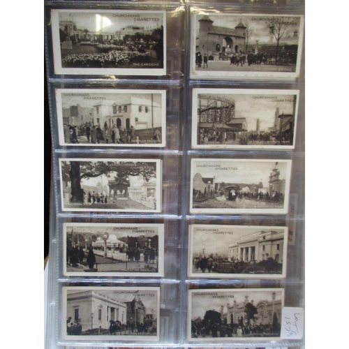 14 - Coln. of complete sets, in an album, in variable cond., incl. Churchman Celebrated Gateways, Wembley... 