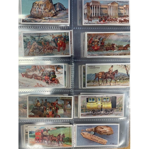 40 - Coln. of mainly reproduction cards in 8 albums generally mint, plus seln. of original cards generall... 