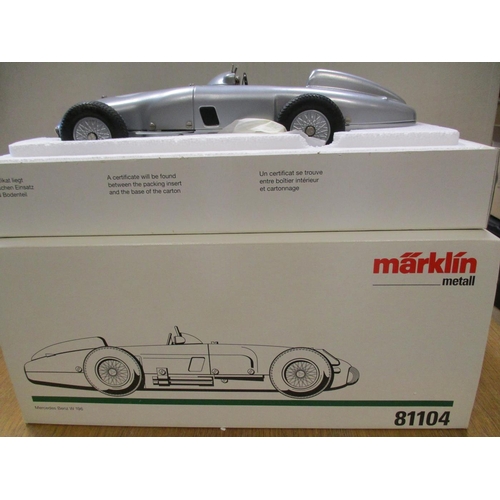 393 - Marklin metal Mercedez Benz No 81104 (Silver), generally good plus to excellent in good to excellent... 