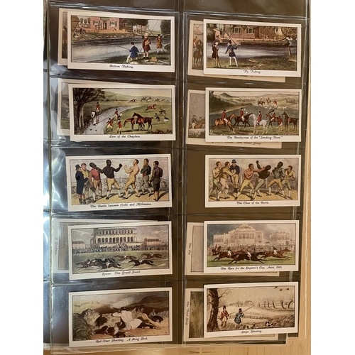 46 - Album of mainly complete sport related sets in mixed condition incl. Ardath 1935 Cricket, Tennis and... 