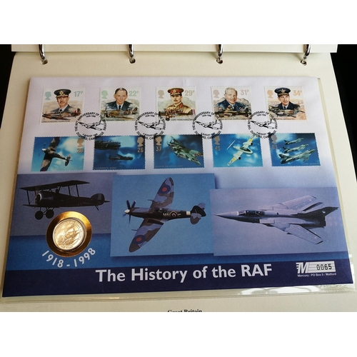 104 - Aviation. Large coln in 24 'Aviation Heritage' binders plus seln souvenir books etc. Incl commemorat... 