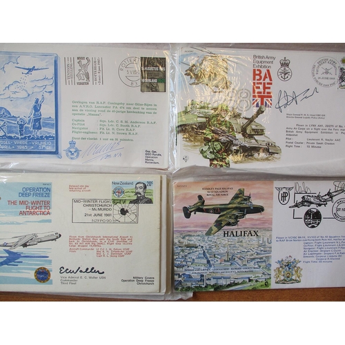 112 - Royal Air Force Museum Flight Covers. Specialised collection with pilot signed & unsigned, covers so... 