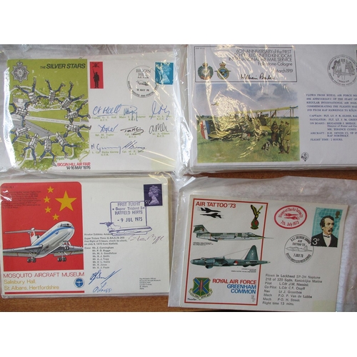 112 - Royal Air Force Museum Flight Covers. Specialised collection with pilot signed & unsigned, covers so... 