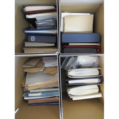 31 - World misc coln in 16 vols/binders (some nicer with Ideal album & Windsor) & loose with BC incl Indi... 