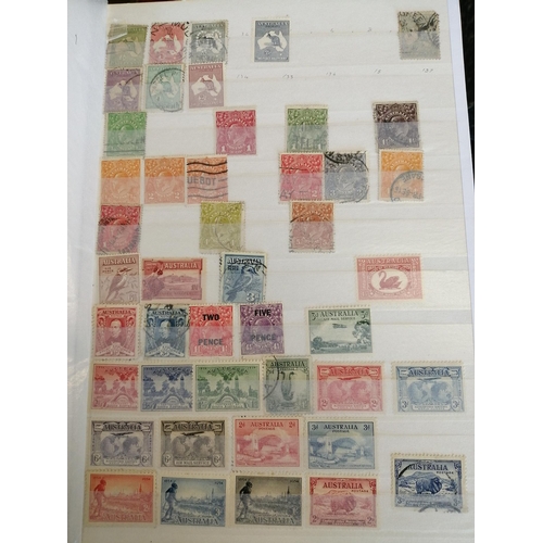 42 - BC Dominions QV-QEII M/U ranges 7 stockbooks. Incl NZ, Australia, Canada. NZ incl 1931 Smiling boys ... 