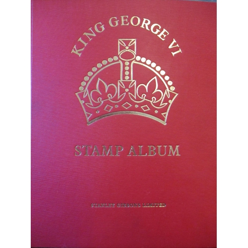 5 - BC U/FU coln in red KGVI printed ‘Stamp Album’ in original cardboard box, incomplete with mostly par... 