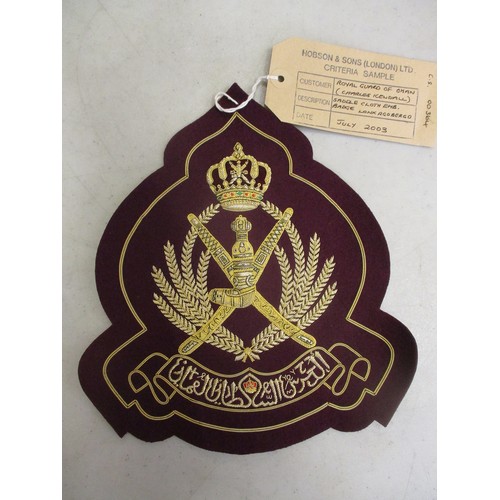 232 - Excellent collection of overseas mainly cloth and embroided rank, cap and trade badges, some labelle... 