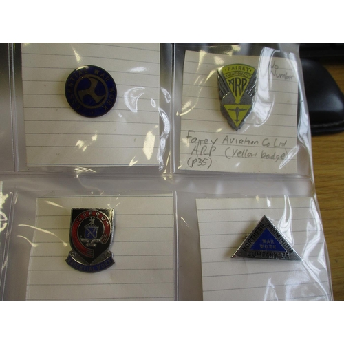 219 - Mainly Government Service lapel and pin badge collection mainly enamelled with Railway Service LMS, ... 