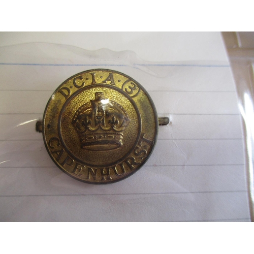 231 - Royal Ordnance Factory lapel and pin badges with factory No 7, 8, 13, 14, 18, Enfield Small Arms Fac... 