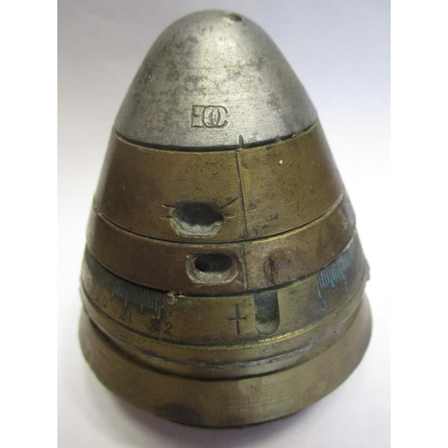 243 - WW1 inert range with German egg grenade, LD stamped to underside, British Mills hand grenade, no lev... 