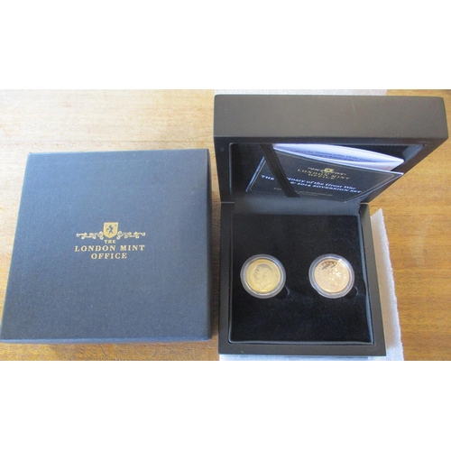 377 - IG lot - documents required. 2014 Centenary of the Great War sovereign uncirculated boxed twin set (... 