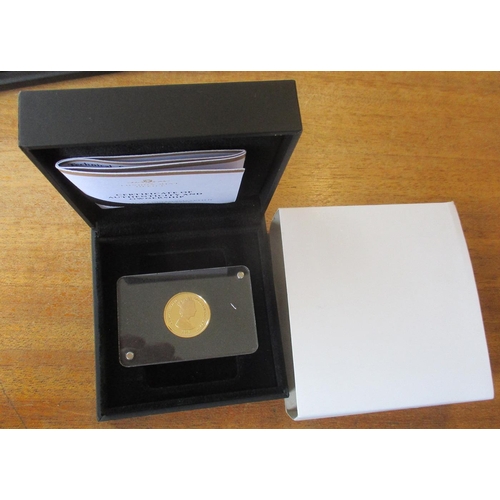 447 - IG lot - documents required. Gibraltar. 2013 boxed proof sovereign FDC. (Y)