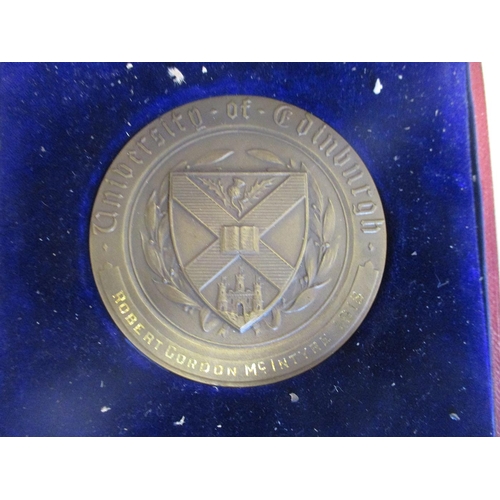 519 - Mainly Edinburgh University and Medical School range of AE boxed prize medals, many are named, earli... 