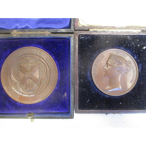 519 - Mainly Edinburgh University and Medical School range of AE boxed prize medals, many are named, earli... 