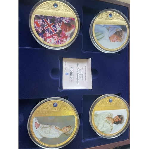 541 - World accumulation of CuNi silver and gold plated medallic and commemorative issues. (½B)