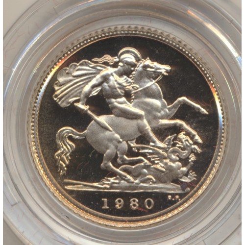 400 - I. gold lot – documents required. 1980 Royal Mint boxed proof St George and the Dragon half sovereig... 