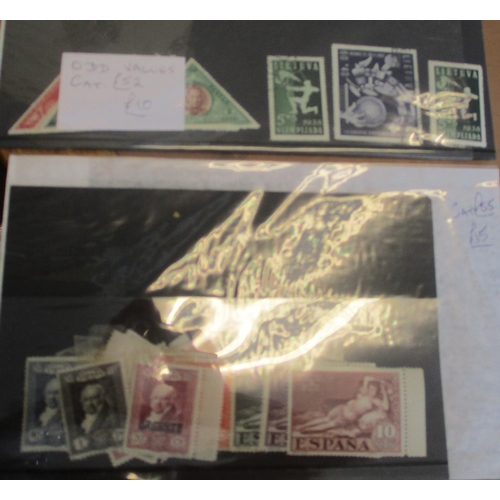 41 - Early to modern, M or U coln in various vols, pkts, envs, on stock cards and loose, with a seln of c... 