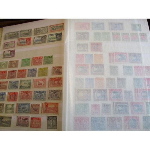 20 - BC large A-Z KGV-QEII (1980's) stock mainly M/og (later 1980's UM) (some mixed cond) in 28 stockbook... 