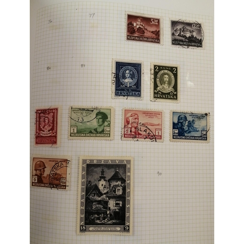 50 - Miscellaneous world, mainly used ranges in 6 vols. Incl India, Europe, Australia etc. (B)