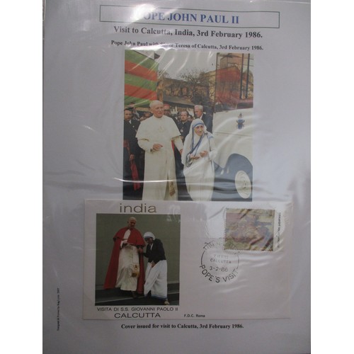 95 - John Paul II. The Travels of Pope John Paul II. Extensive, excellent and uniquely comprehensive writ... 