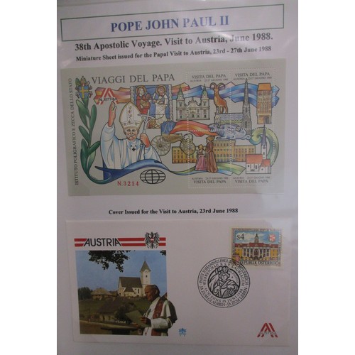 95 - John Paul II. The Travels of Pope John Paul II. Extensive, excellent and uniquely comprehensive writ... 