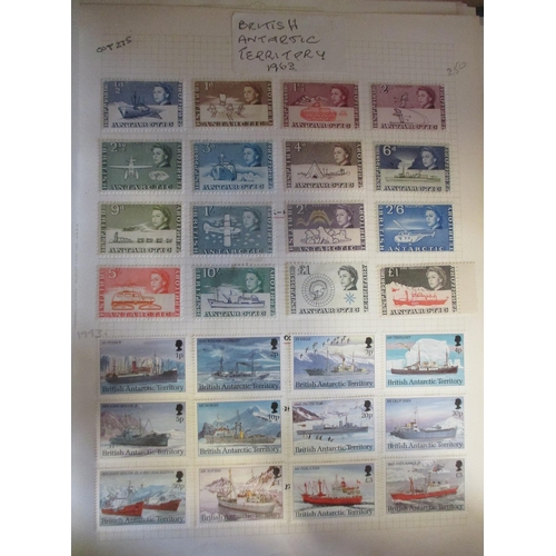 1 - BC A-Z coln on album leaves in binder mainly used ranging KGVI to QEII incl defin high vals, BAT 196... 