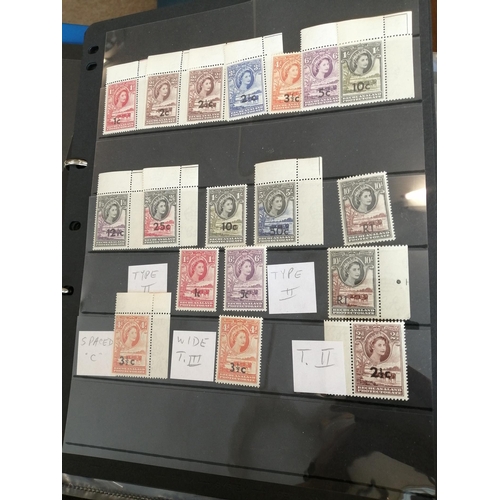 12 - BC QV-QEII, mainly mint ranges in stock binder. Incl Br. Africa, Falkland Is & Dependencies etc. (V)