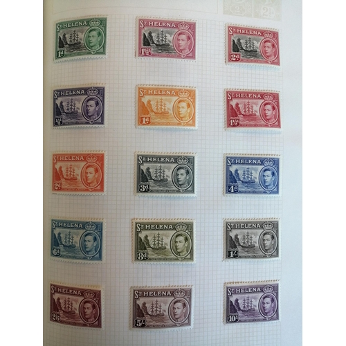 14 - BC KGV-QEII mainly mint country ranges incl sets/short sets in 2 old SG albums (1 Simplex & 1 Ace). ... 