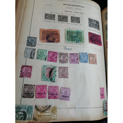 17 - World early, mainly used ranges in sparsely-filled large old Senf album. Viewing suggested. (V)